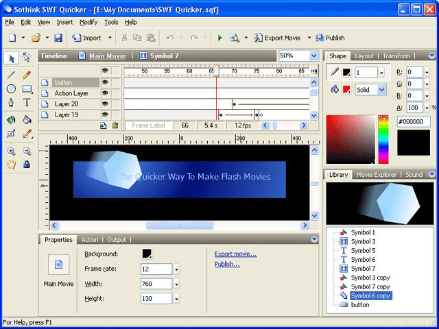 Sothink SWF Quicker Screenshot